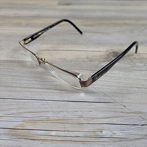 Burberry Eyeglasses B1017 1018  Frames Only Womens 53-19-140 Half‎ Rim Italy